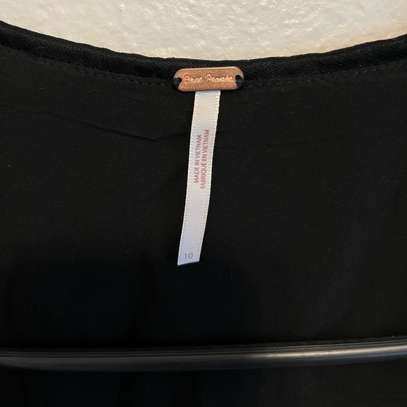 Free People Satin Wrap Blouse - Picture 3 of 6